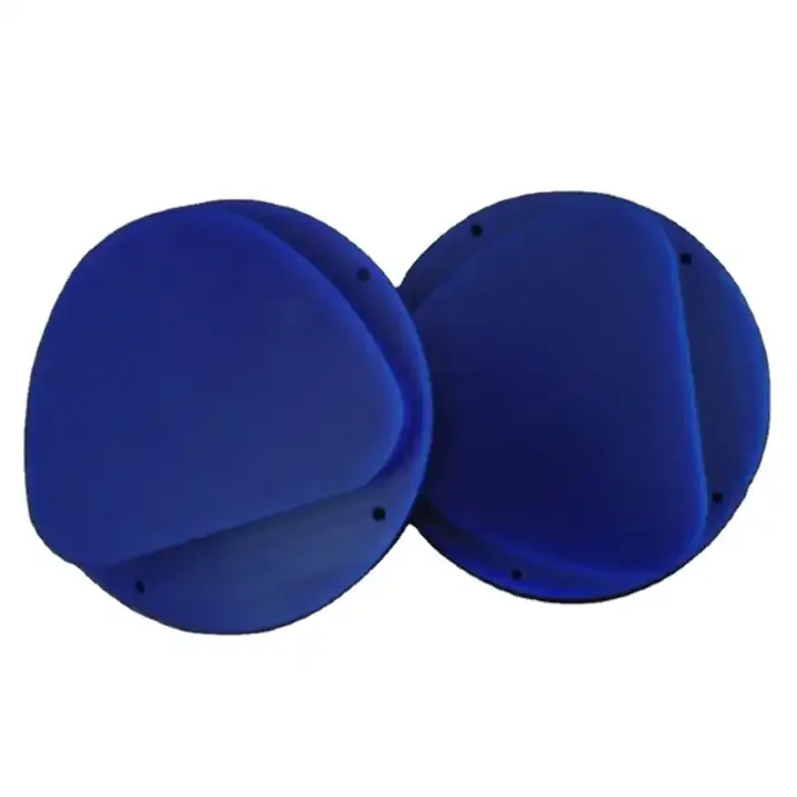 Bloque de cera para tallado Dental, bloque de fresado de disco de cera CAD CAM, Color azul, 89mm, 1 unidad