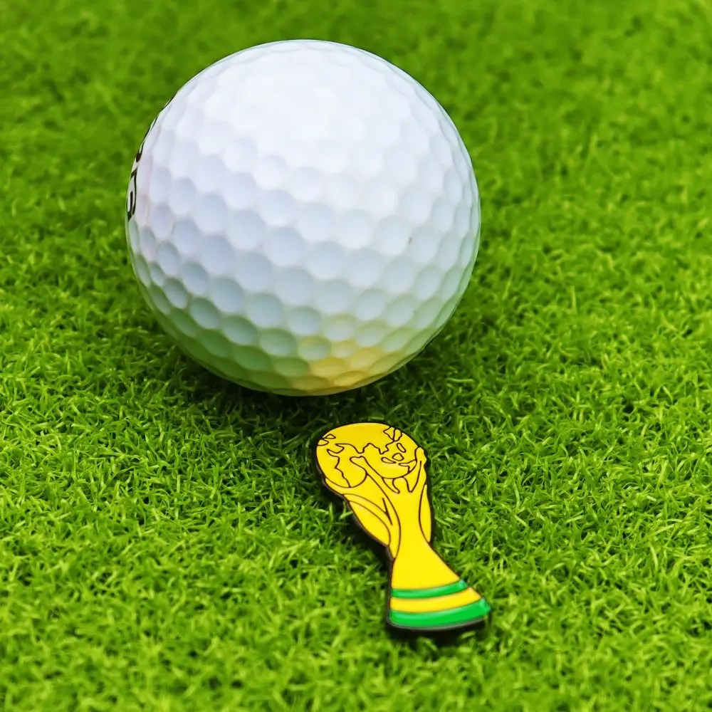 Trophy Golf Ball Marker Hat Clip Victory Portable Magnetic Hat Clip Lightweight Removable Golf Ball Marker Golf Belt