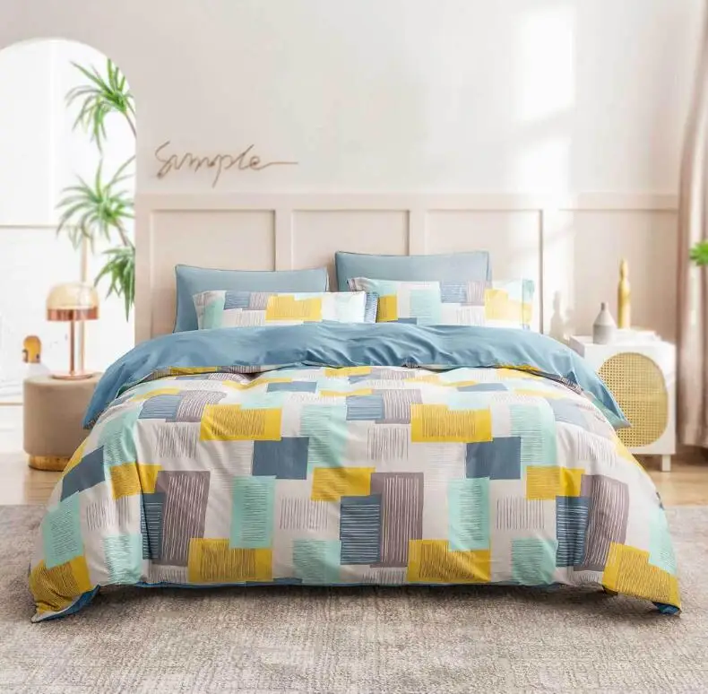 Air soft four piece set all cotton printed and skin friendly four piece set