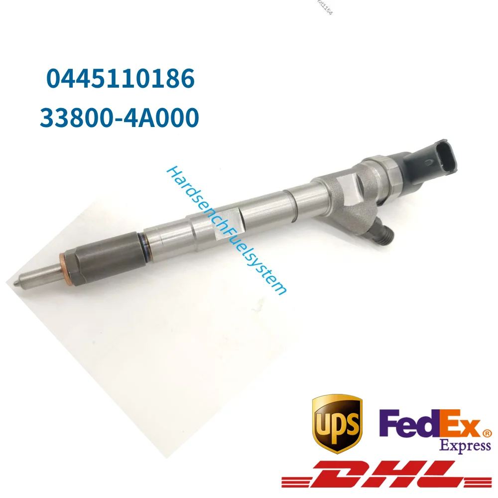 

Fuel Injector 0445110186 33800-4A000 compatible Bosch Hyundai Starex Kia Sorento