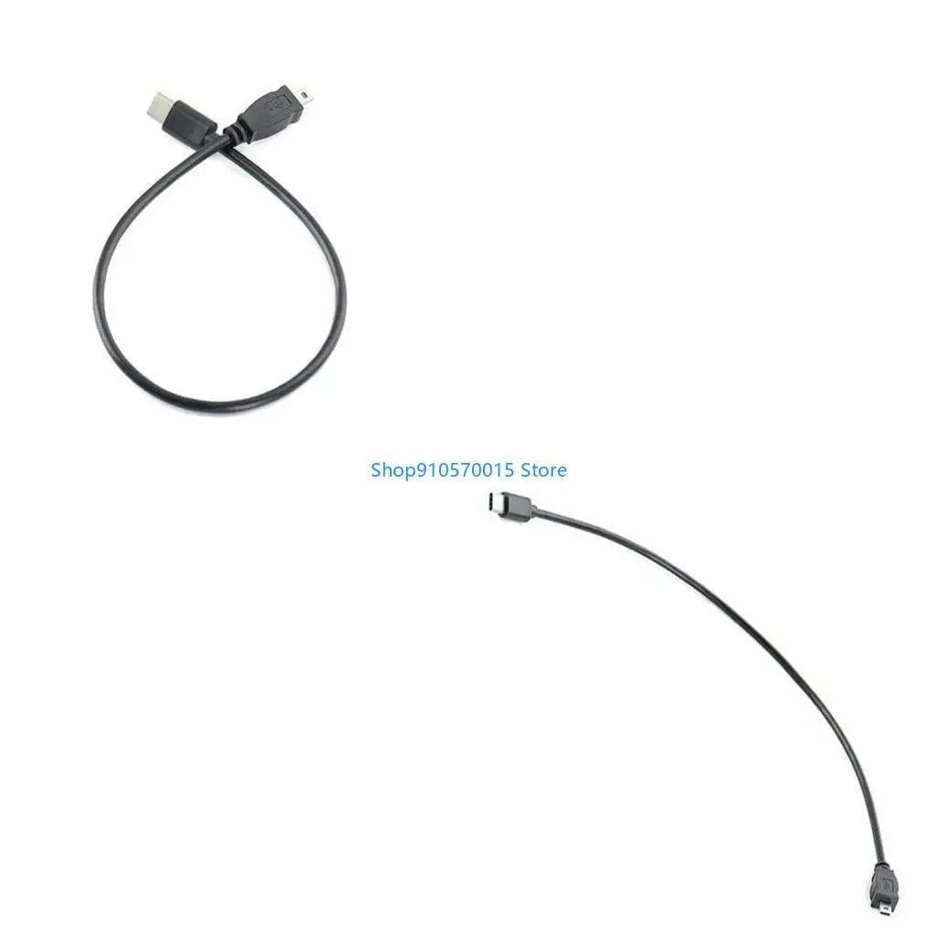 B95C Type C to Mini USB 8Pin OTG Cable for Type C Devices for Camera Files Converters