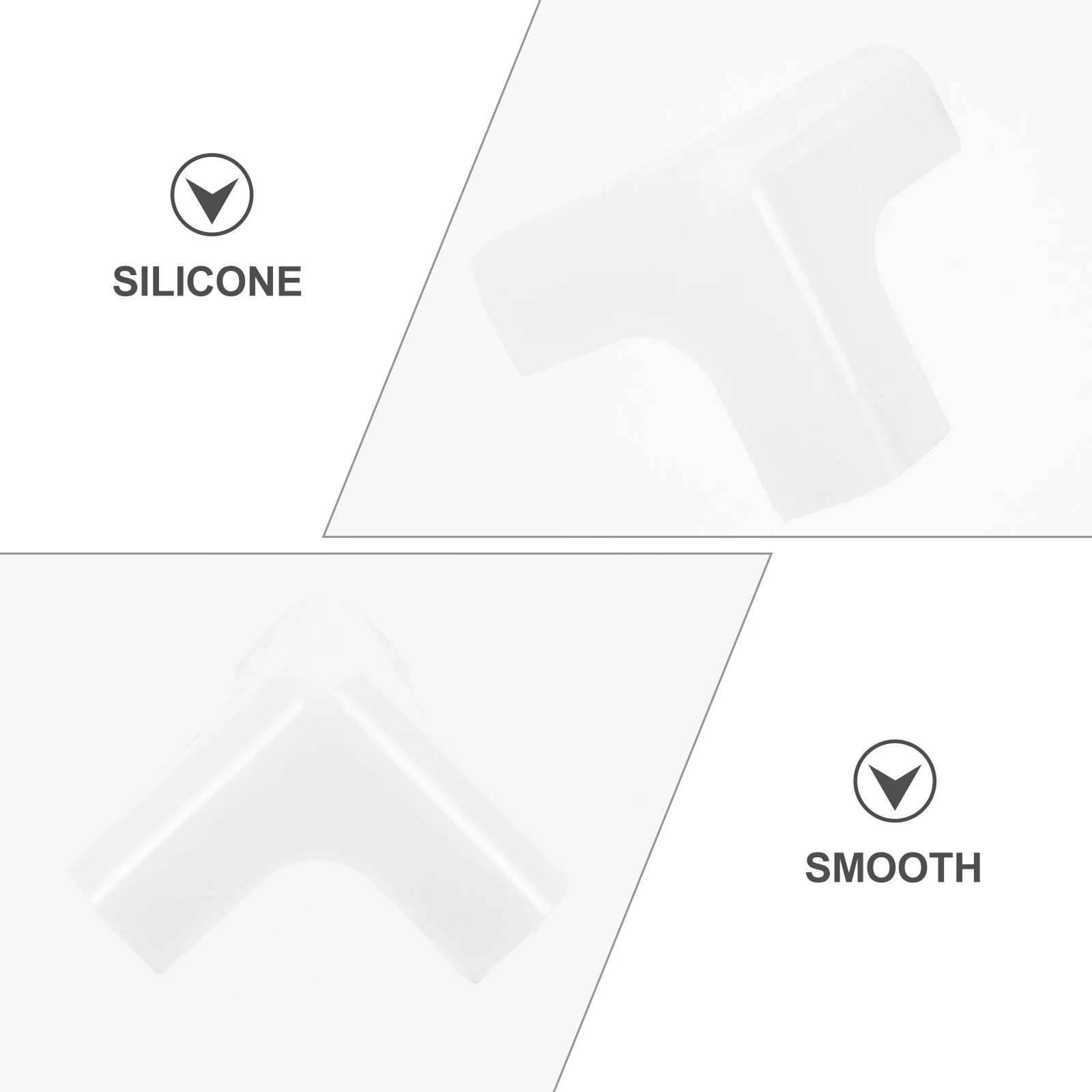 

8 шт., защитная уголка для мебели, силиконовая мягкая гибкая защитная угловая подушка, чехол-бампер для детского стола