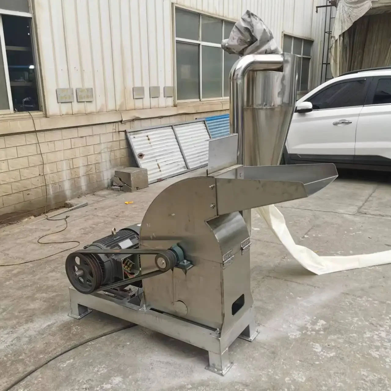 Stainless Steel Feed Processing Maize Crushing Machine Hammer Mill Machinery