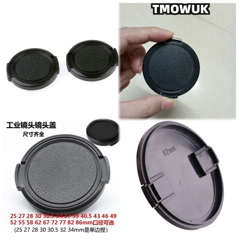 

For Canon EOS R5 C 1Ds Mark II 90D 850D 100D M6 Rebel T5i 300D Camera Lens Cap Protective Cover Center Pinch Snap-on 49mm 52 55