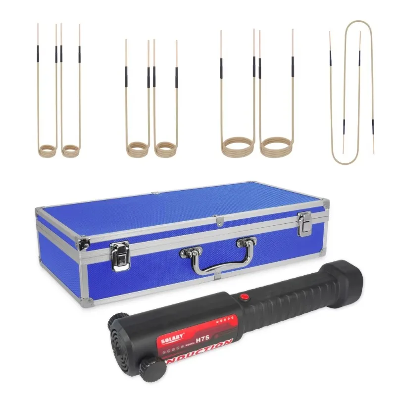 Handheld Induction Heater Kit With 8 Coils Portable High Frequency Heater For Removing Rusted Bolts Nuts Flameless Safe