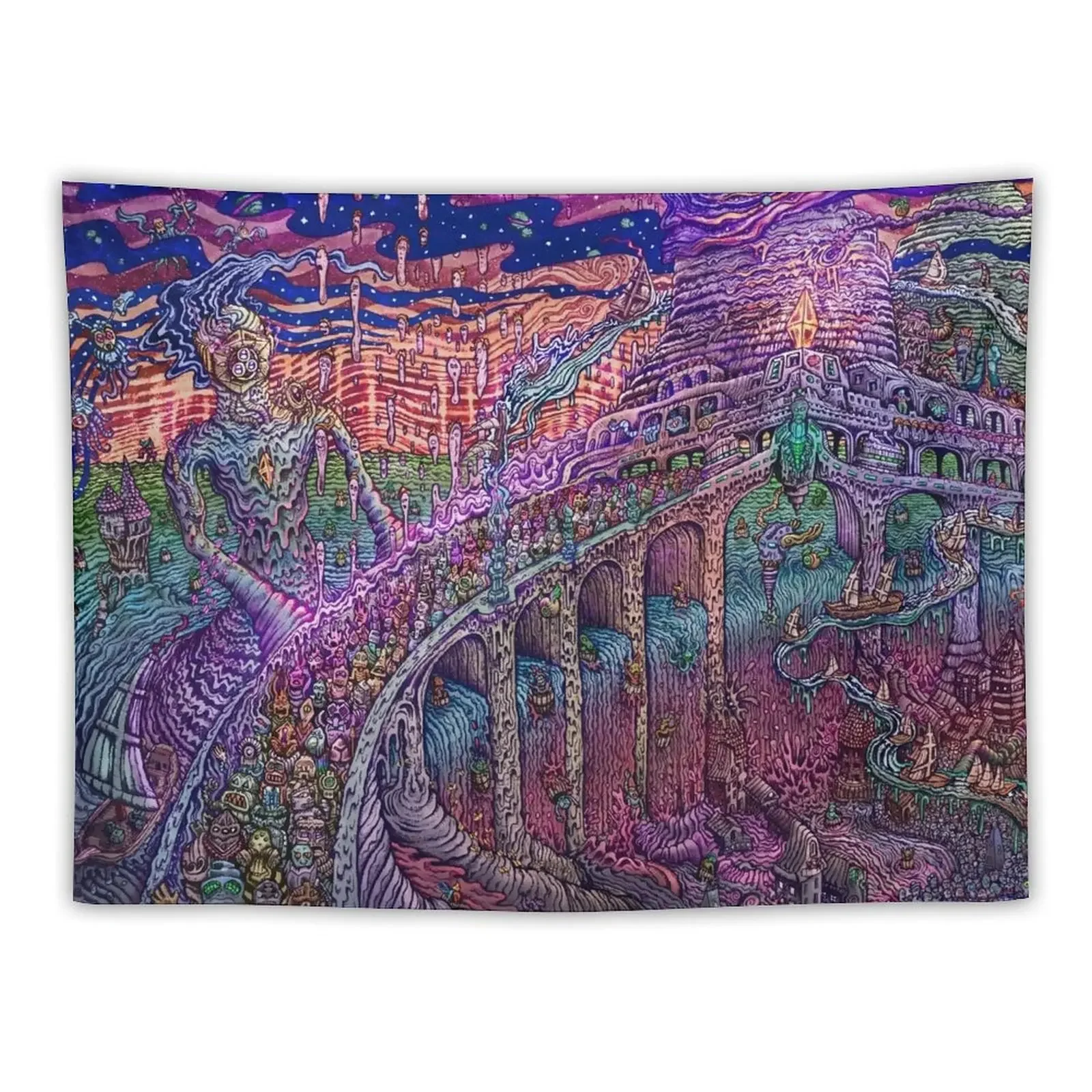 

The Dream that Melted Tapestry Art Mural Home And Comfort Decor Aesthetic Room Decor Kawaii Room Decor Tapestry