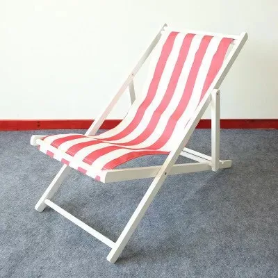 Solid wood lounge chair folding chair balcony lunch break breakfast outdoor beach chair//sunbed