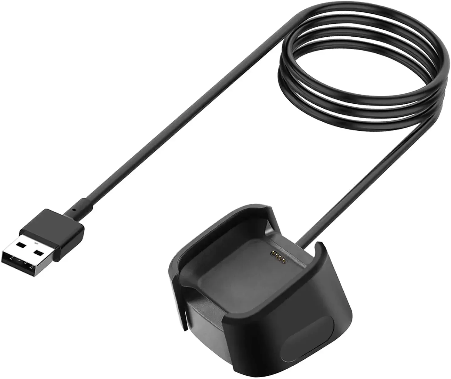 Cable de carga rápida USB para Fitbit Versa, base de carga, soporte, alimentación para Fitbit Versa Lite Smartwatch