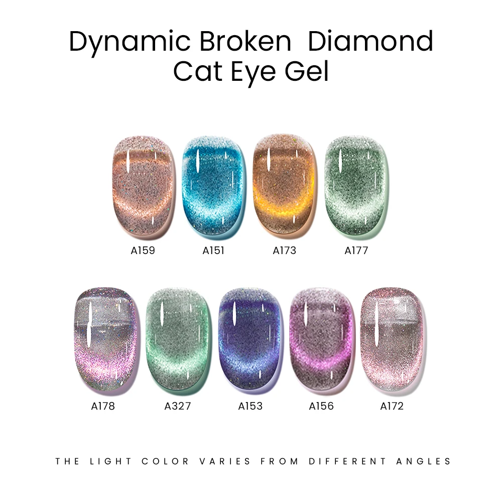 MAYCHAO 9D Laser Cat Magnetic Gel Nail Polish 7ml Diamond Glitter Cat Eye Gel Soak Off UV LED Nail Varnish UV Gel Need Nude Base