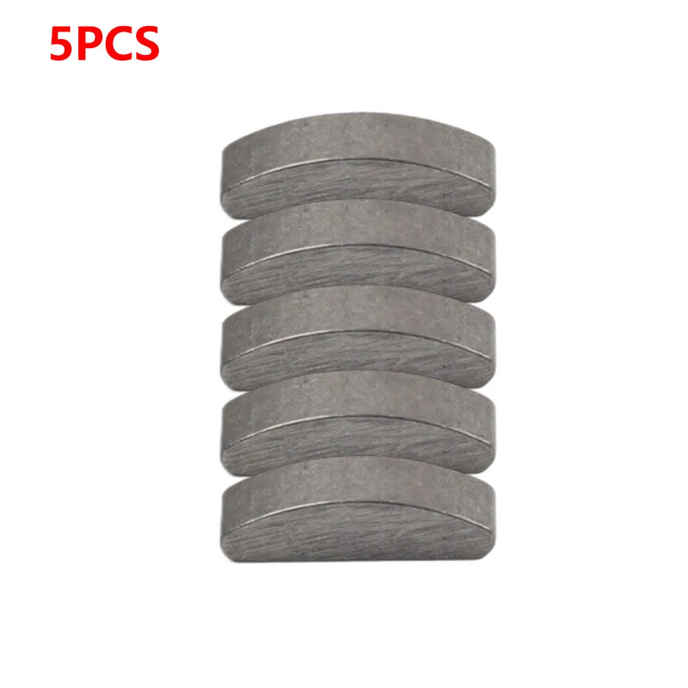 Semicircle Woodruff Keys 5Pcs For Chinese GY6 139QMB 125cc 150cc Scooter Iron Grey