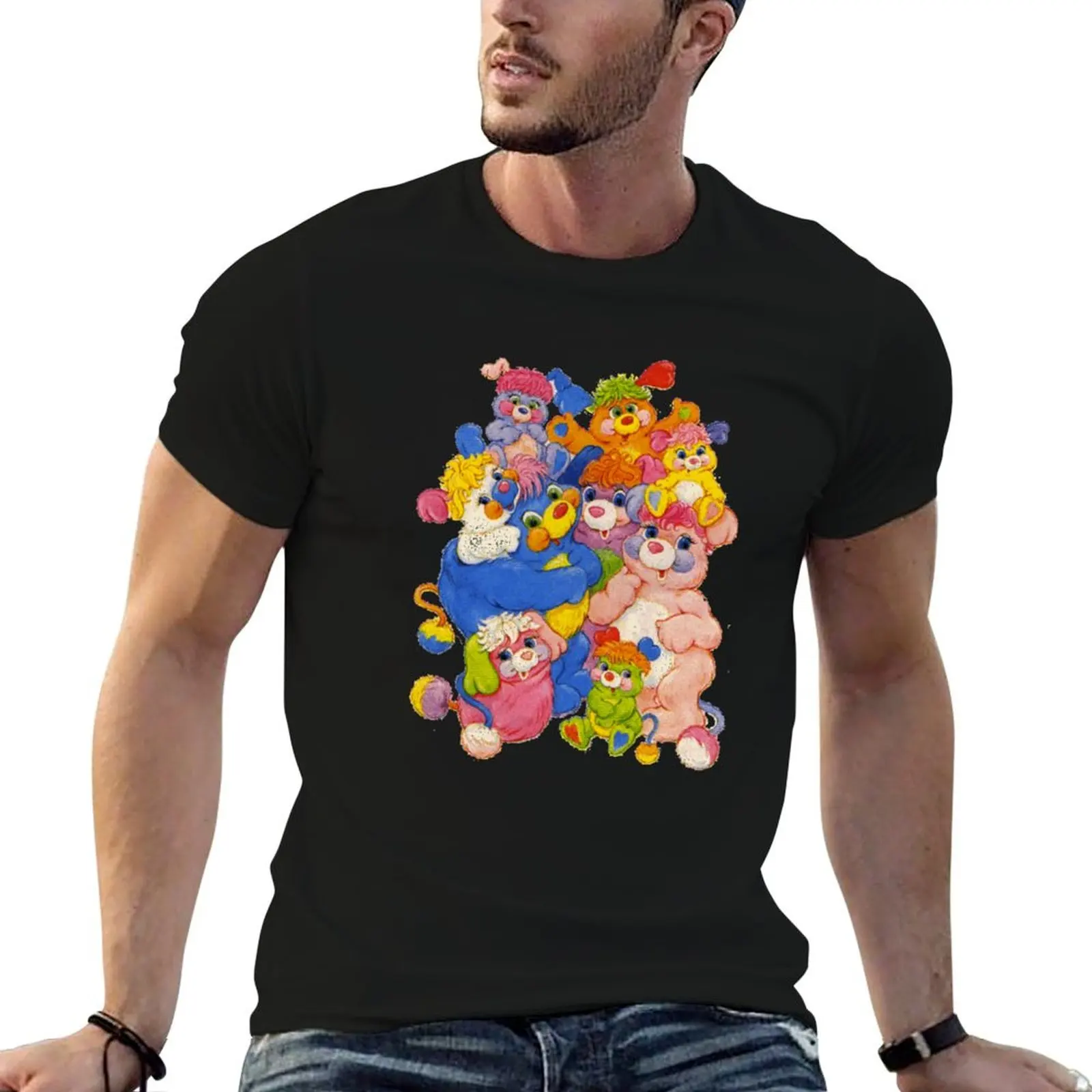 The Popples - Izzy - PLulu - Sunny Arms Crossed Sweet Lulu Bubbles – Lulu Dancing – Mike Mine – Sunny Yikes Gruffman T-Shirt