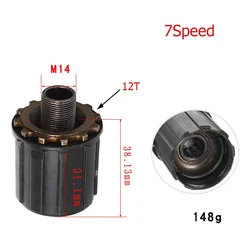 Black Steel MTB 7/8/9/10 Speed Freehub Hub Body For Shiman-o RM30/RM40/RM60 Bike Bicycle Cycling Accessories