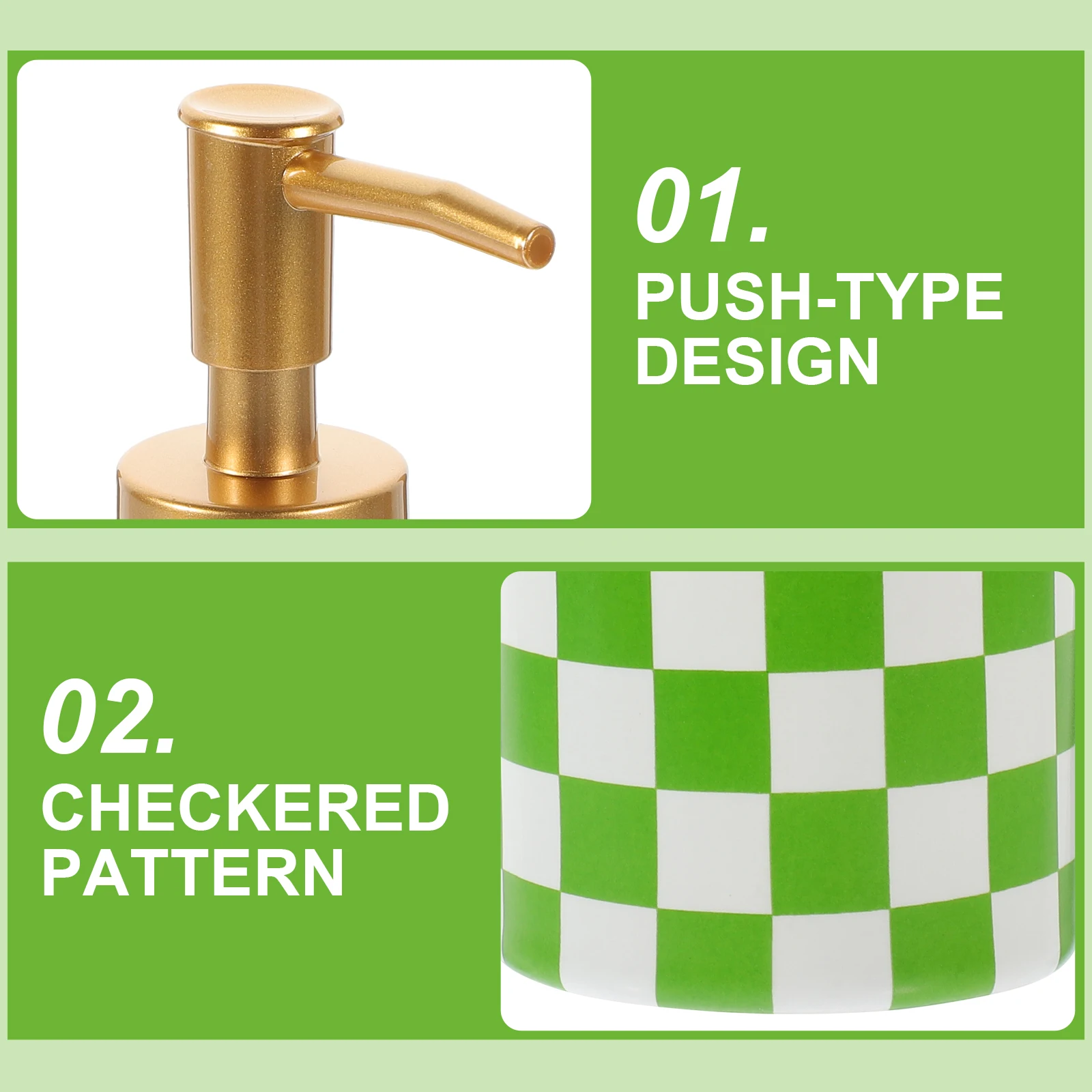 1pc Refillable Soap Dispenser Bottle With Pump Shampoo Container For Bathroom Kitchen Lotion Dispenser Hand Soap Storage