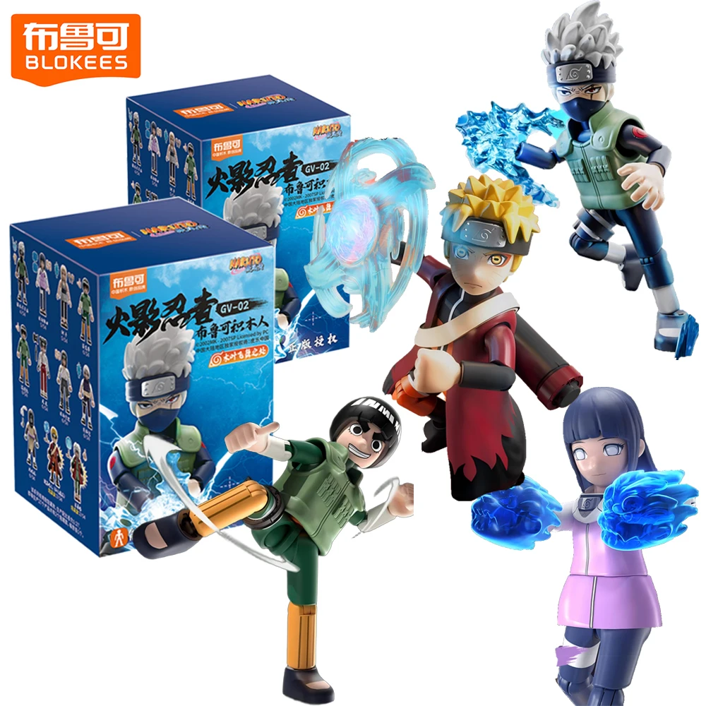 

New BLOKEES Naruto Building Blocks Budget Friendly Character Packs Affordable Collectibles Easy To Build Cool Gift for New Fans