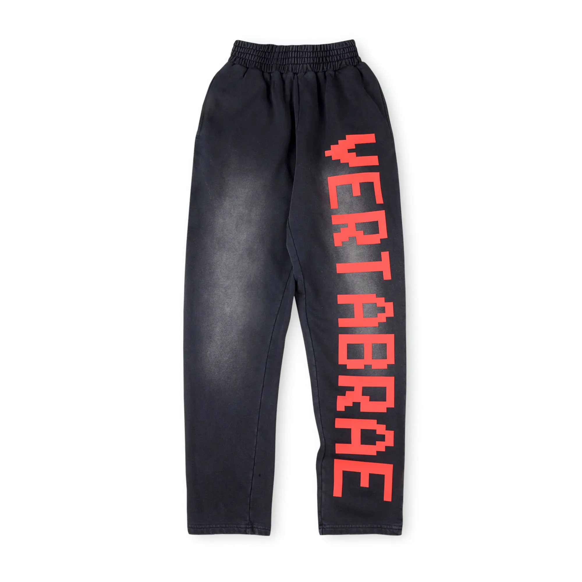 

Vertabrae sweatpants three-dimensional letter multi-color sporty men's and women's casual trousers