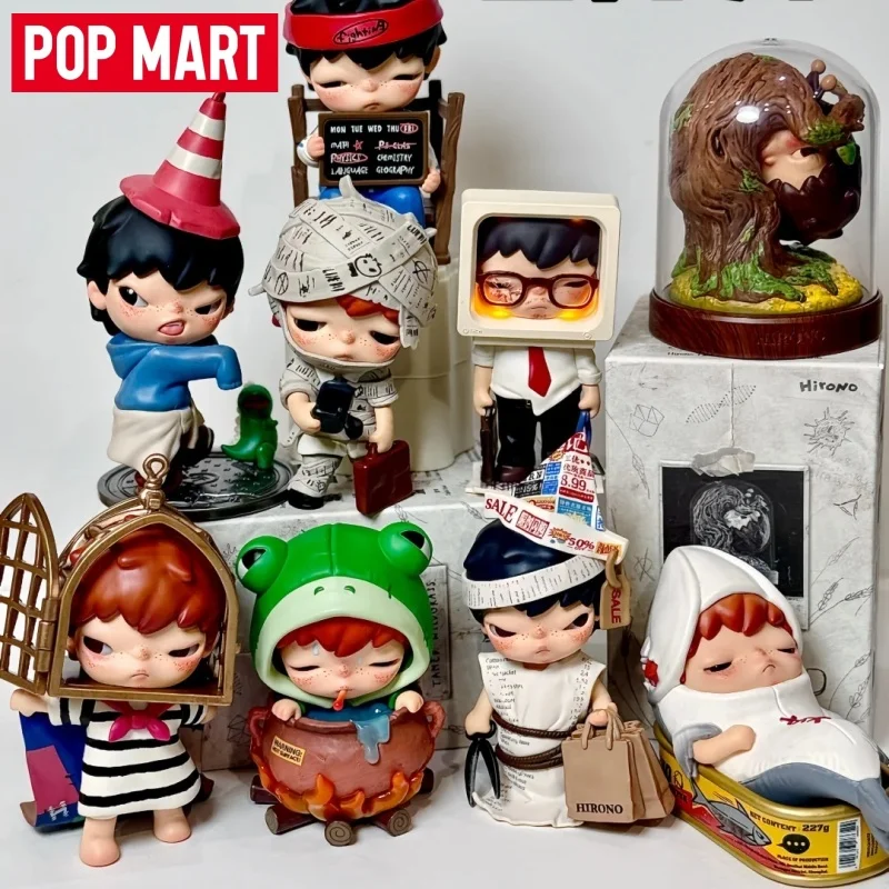 POPMART Hirono Famed Wild Grass Series Blind Box Original Kawaii Sammelfigur Mystery Box Schreibtisch-Deko Geschenk für Anime-Liebhaber