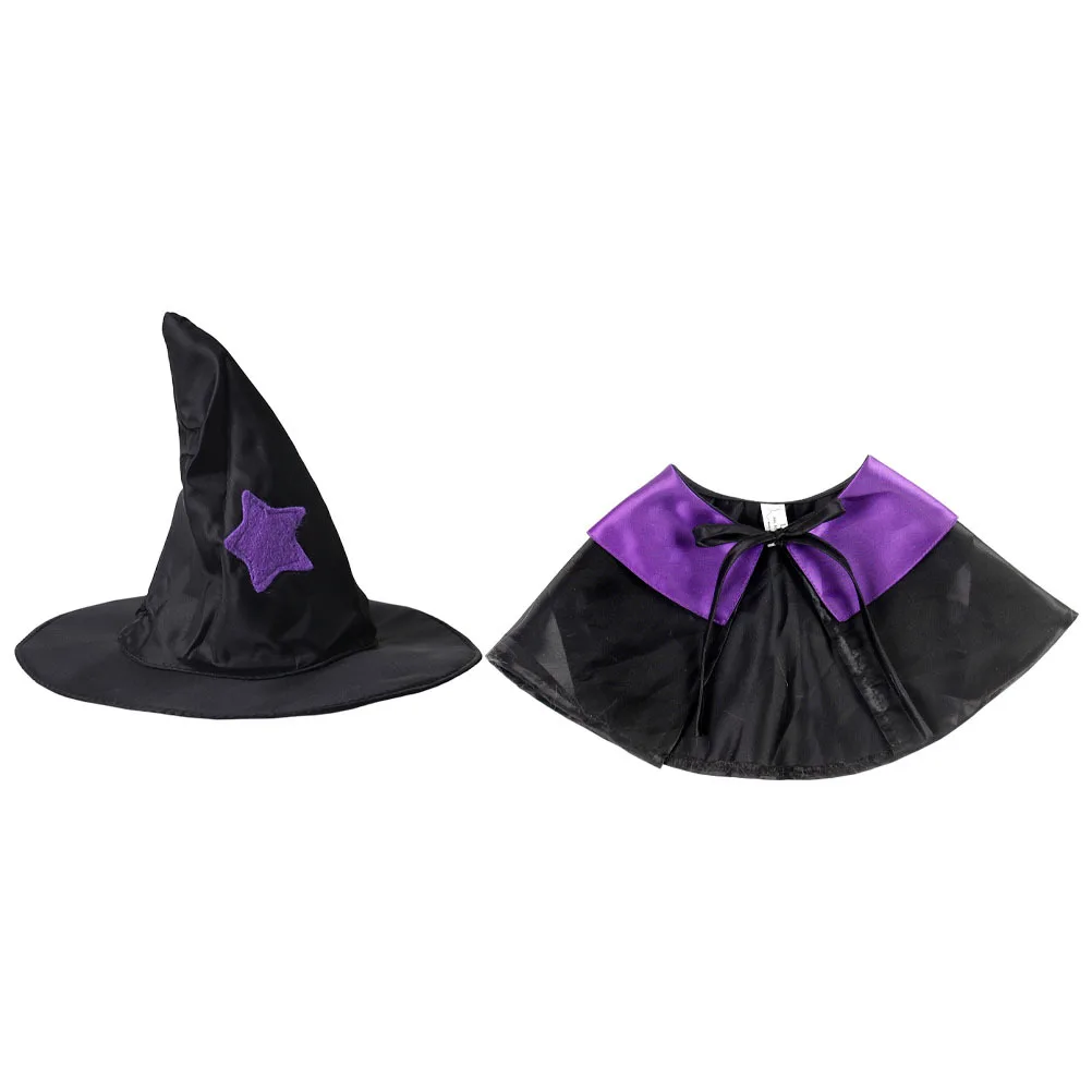 

1Set Dog Cloak Halloween Costume Adjustable Pet Cape Hat Kit Party Photo Props Pet Accessories Cat Costume Photo Props