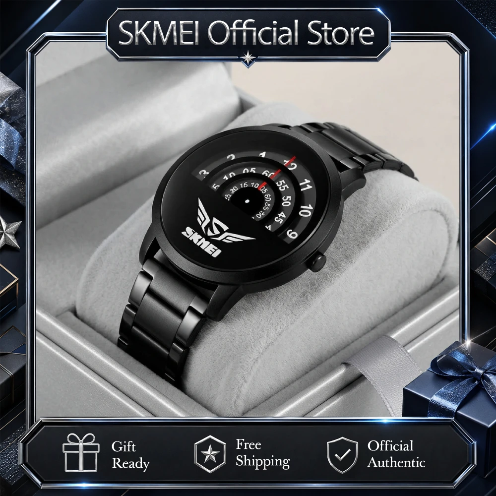 Smartwatch Watches Birthday Gift For Men - SKMEI 2677 メンズ ファッション クォーツ時計 30m防水仕様