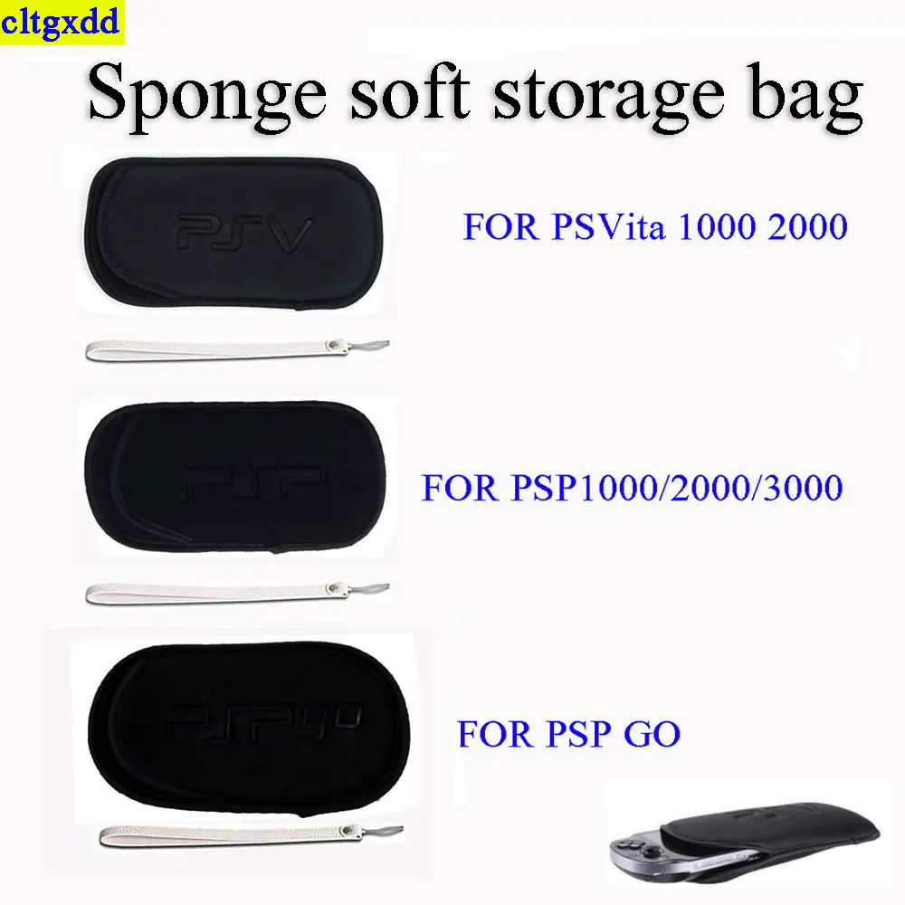 cltgxdd 1piece sponge soft screen protective bag suitable FOR PSP GO 1000 2000 3000 PSP PSV NS Switch Lite game storage bag