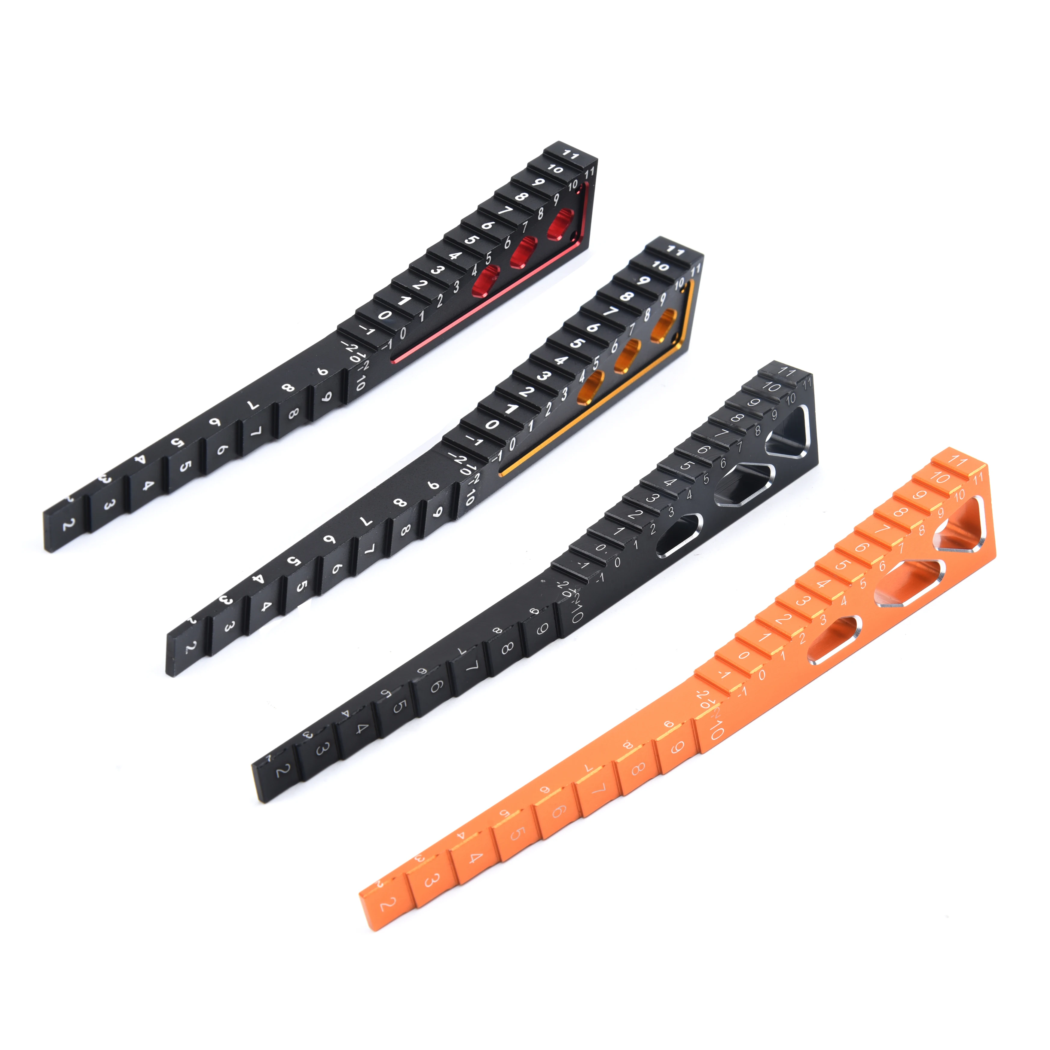 Aluminium Alloy 2 in 1 Ride Height & Droop Gauge Ruler For 1/10 1/8 1/16 1/14 RC Touring Car & Drift Car