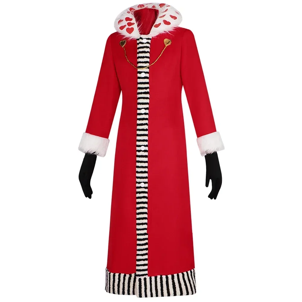 Cartoon 3V Valentino Cosplay Costume Suits Adult Unisex Overcoat Top Uniform Anime Outfits Hat Halloween Party Accessory Props