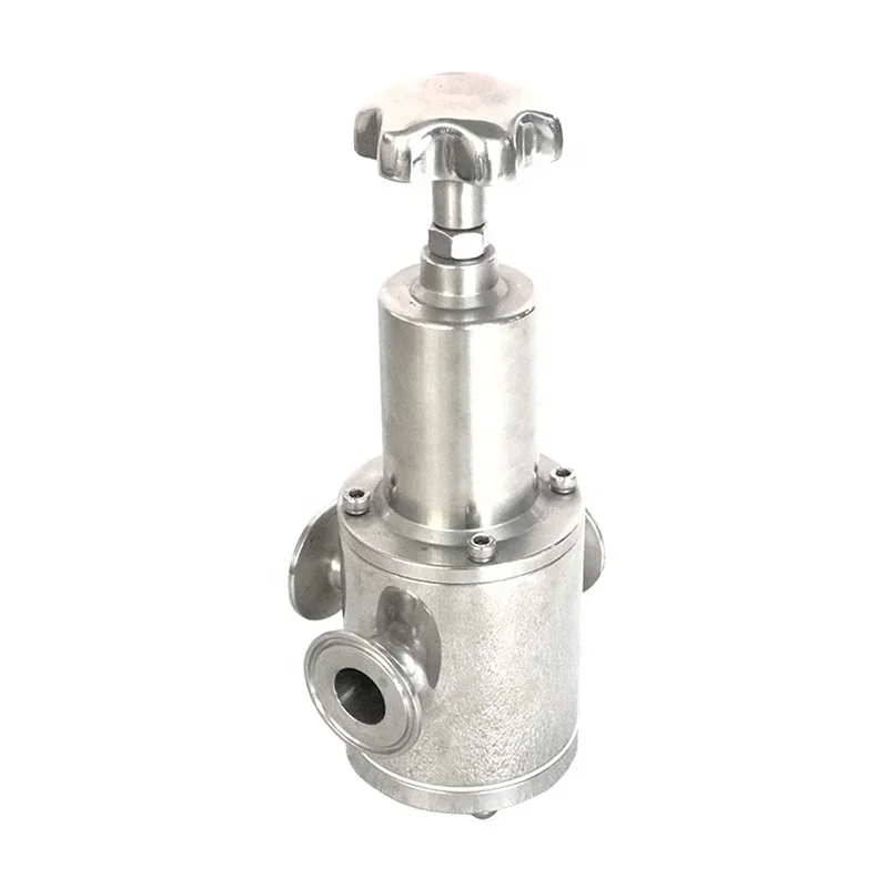 

Food Grade Stainless Steel 304 Three Way Tri Clamp Sanitary Steam Pressure Reducing Valve