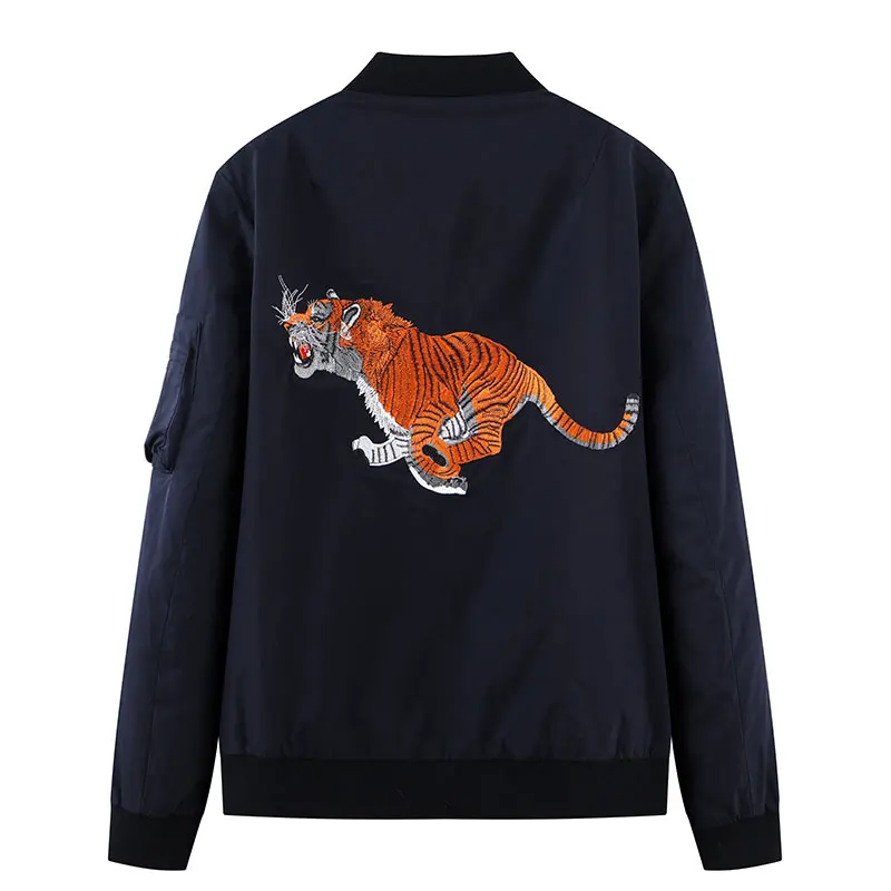 Homesick Spring Autumn Women's Jacket Simple Comfortable Fashion Embroidery Pattern Stand Collar Zipper Closure Long Sleeve