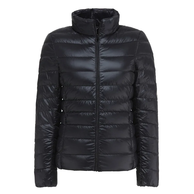 Vrouwen Lente Jas Mode Korte Ultra Lichtgewicht Opvouwbare Puffer Jassen 15 Kleuren Vrouwelijke Down Warme Koreaanse Slim Fit Parka 5XL