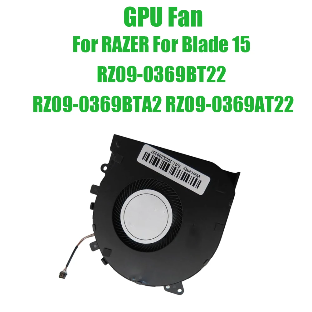 For RAZER For Blade 15 RZ09-0369BT22 RZ09-0369BTA2 RZ09-0369AT22 DC5V 0.5A Laptop GPU Fan