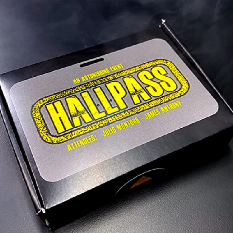 HALLPASS By Julio Montoro Vanish Magic Magician Close Up Illusions Gimmicks Magic Tricks Pass Through Walk Around Performer