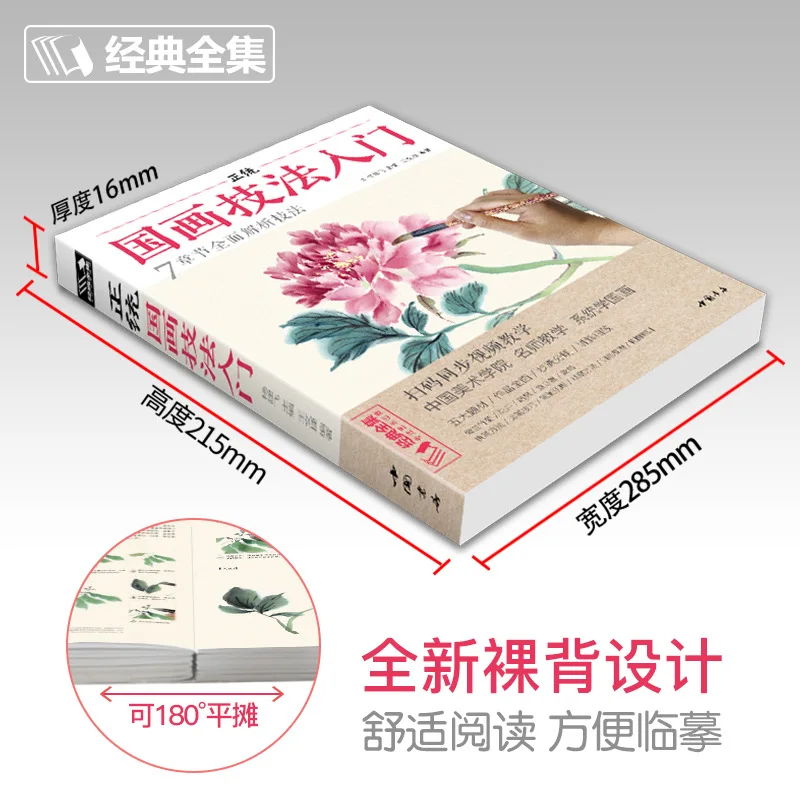 Video Synchronization Orthodox Chinese Painting Techniques Introduction Zero Basic Tutorial Books Freehand Copy Beginners