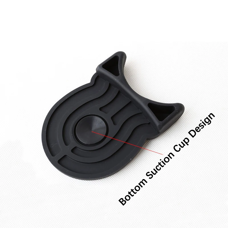 Guitar Desktop Edge Mount Rest Stand, Black Rubber Guitar Neck Table Rest Supporter for Guitar / Music Studio Accessories