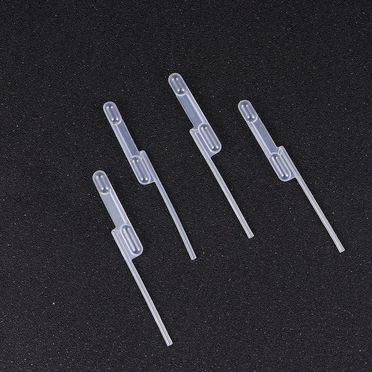 

50Pcs Pasteur Double-Cell Quantitative Plastic Buret 100ul Precision Dropper Straw Laboratory Pasteur