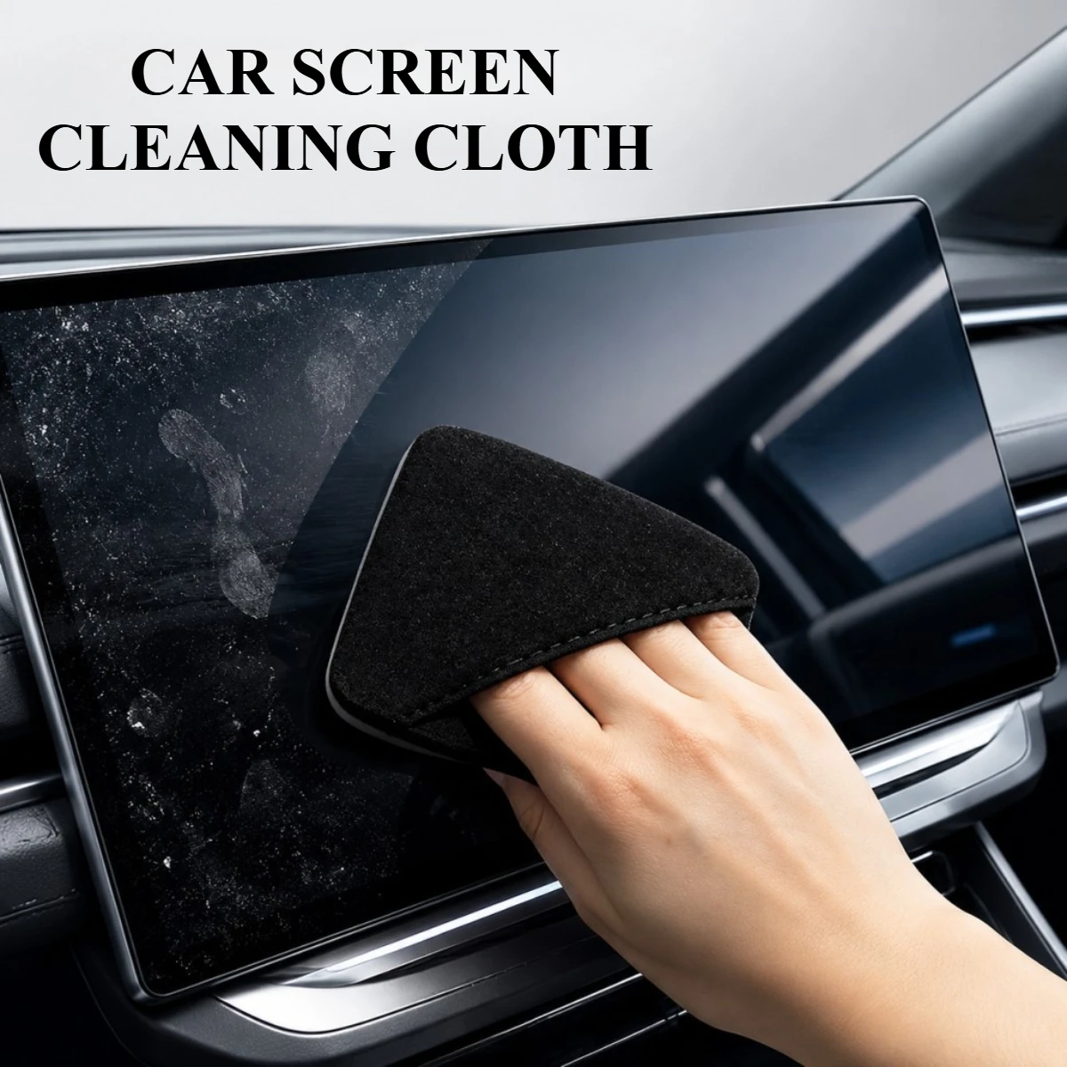 Multi-Purpose Non-Abrasive Microfiber Car Screen Wipe 1Pc Dust & Smudge Remover for Auto Dashboard Gauge Cluster