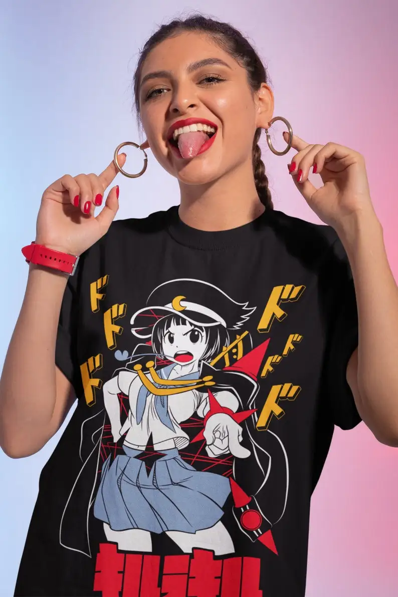 Kill La Kill Ryuko Exclusive Anime,Anime Vintage Special T-shirt Unisex,Anime Manga Shirt,Anime Shirt 92