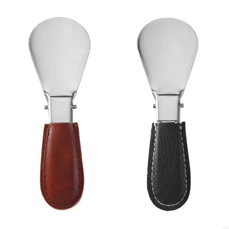 

Metal Foldable Shoehorn No Bend Assist Tool For Seniors Easy Shoe Wear Portable 547A