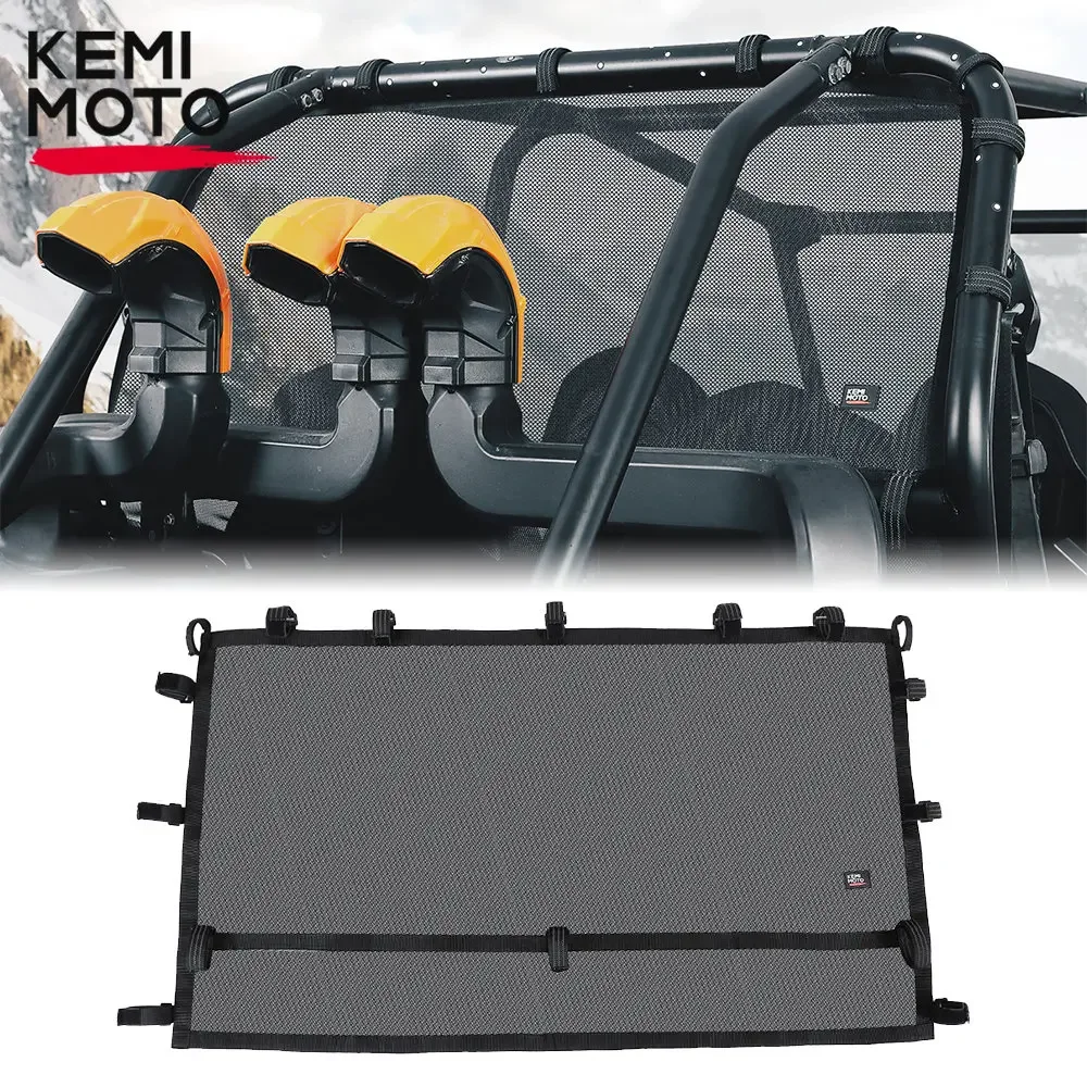 

KEMIMOTO Soft Window Mesh Sun Protection Net Compatible with Polaris RZR X1000 /XP 4 1000/ XP 4 Turbo 2014-2023 Rear Window Net