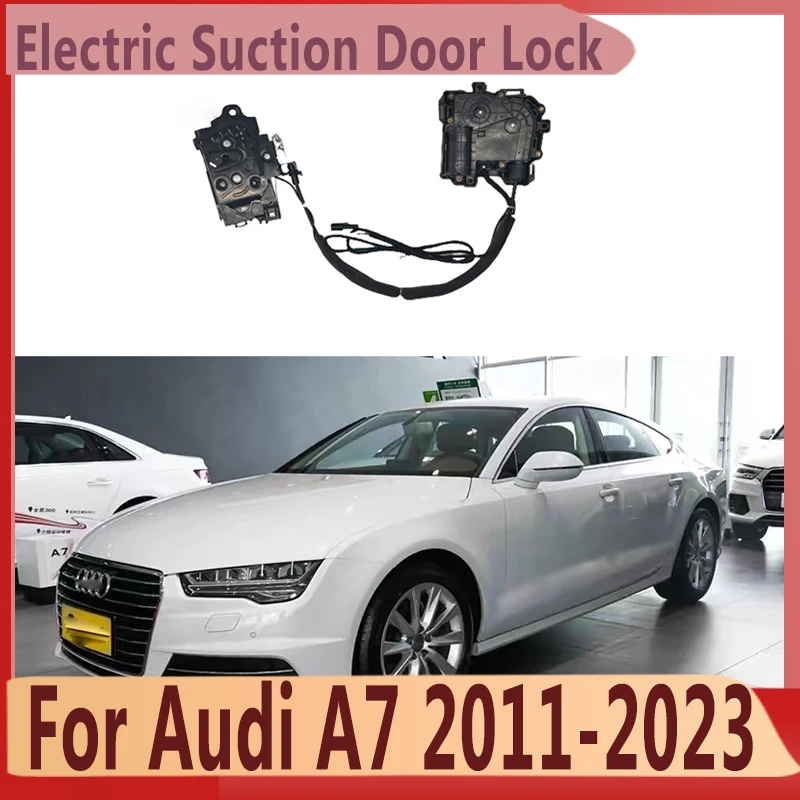 For Smart Auto Electric Suction Door Lock for Audi A7 2011-2019 2020+ Automatic Soft Close Door Super Silence Car Vehicle Door