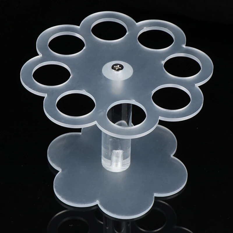 1pcs 8 Holes Acrylic Ice Cream Cone Stand Holder Transparent/Chip Cone Holder