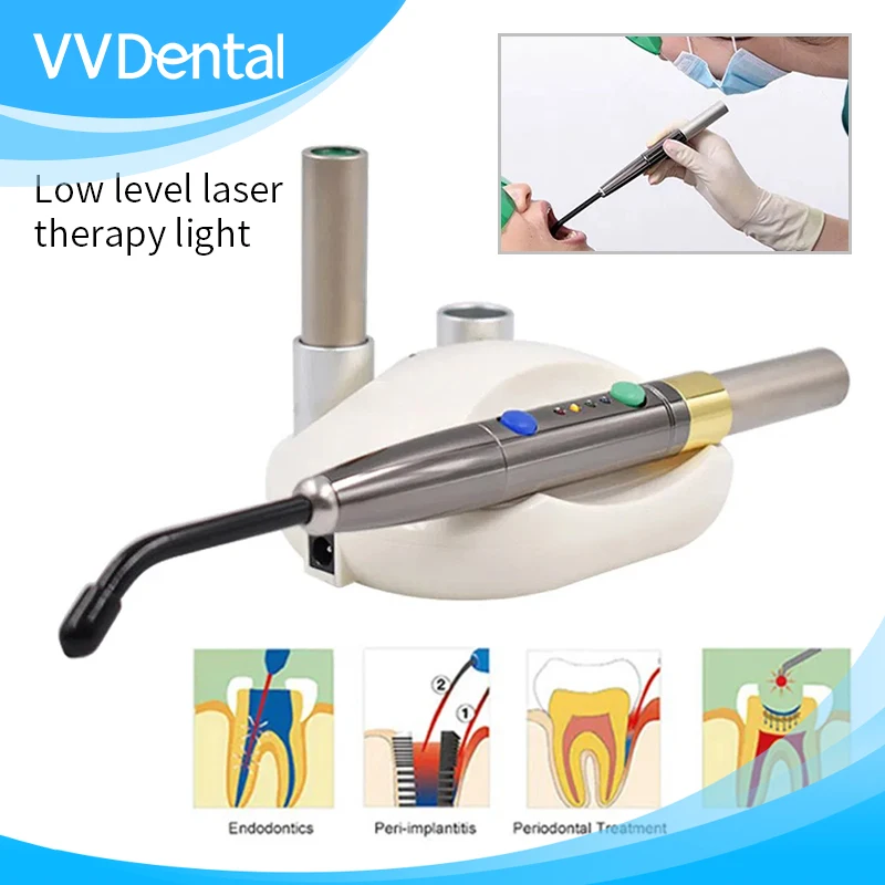 VVDENTAL Diode LaserLow Level Laser Oral Care Antiseptic Infrared Light for Pain Relief Human Soft Tissue Sterilisation LED