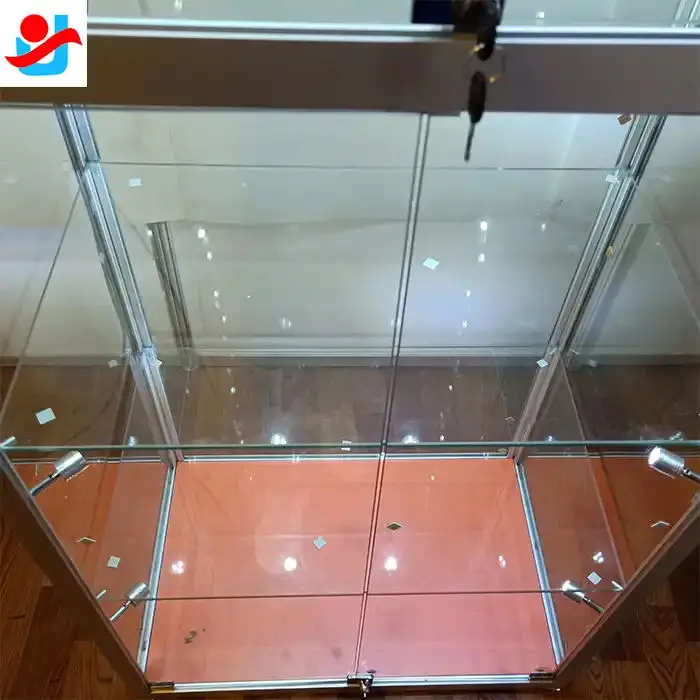 Custom.Orange Sieraden Glazen Display Rack & Display Glazen Planken vitrine Sigaar Vitrinekast