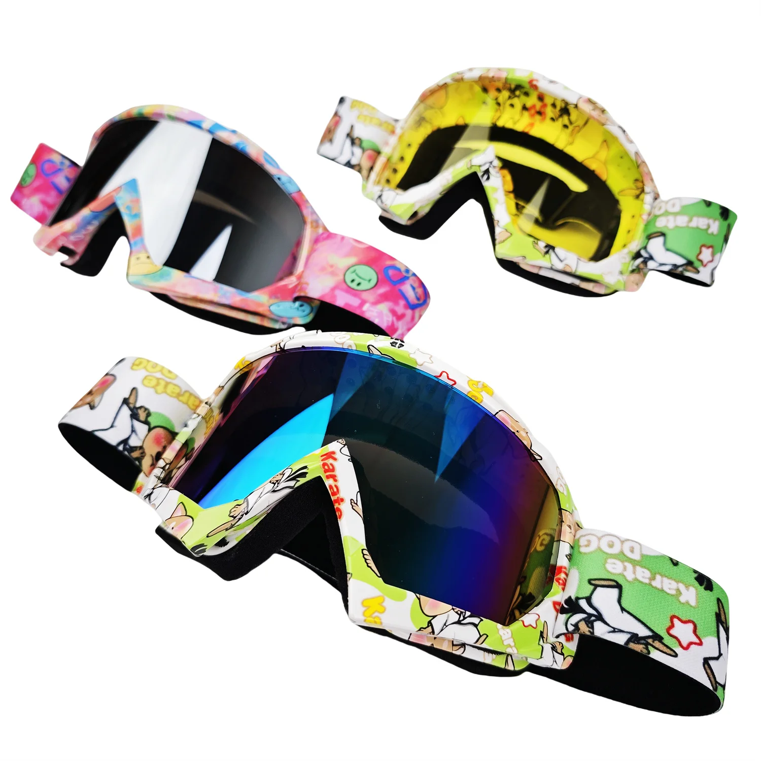 

Милые мото-очки, высококачественный шлем с эластичной лентой, уличные внедорожные мотоциклетные очки, прочные аксессуары для верховой езды