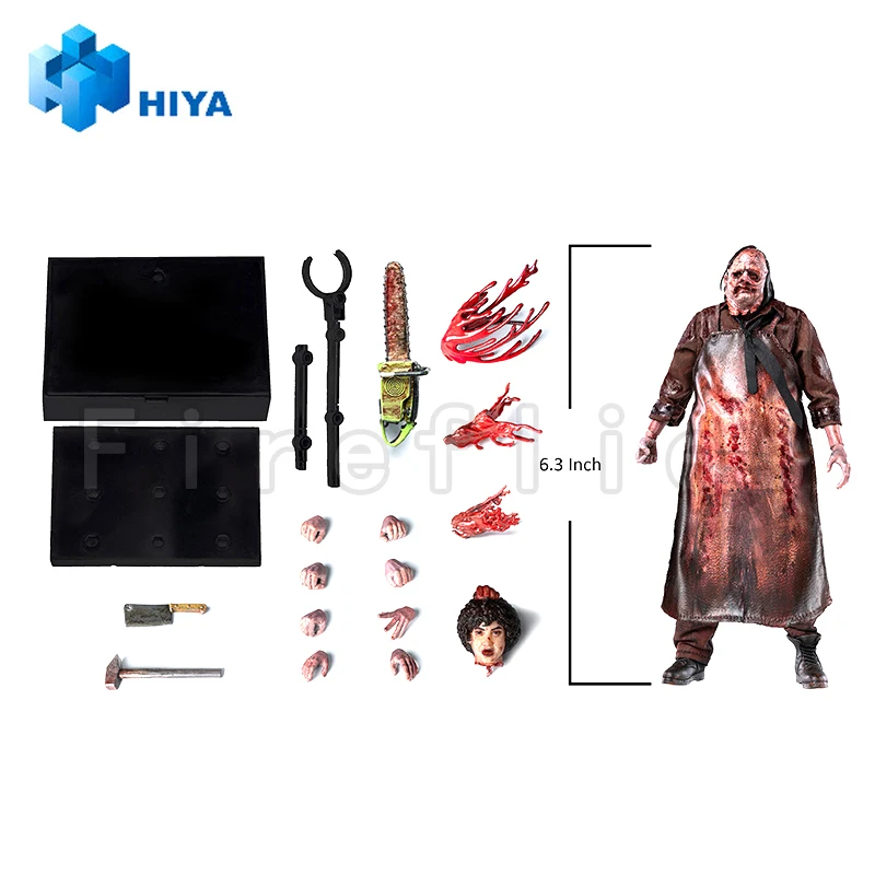 [Pre-pedido] 1/12 HIYA figura de acción de 6 pulgadas exquisita Super Series Texas motosierra masacre 2022 juguete Leatherface
