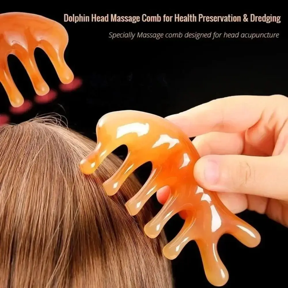 Scalp Relaxation Massage Comb Massage Facial Multi-functional Nose Lifting Nose Massager Face Lifting Resin