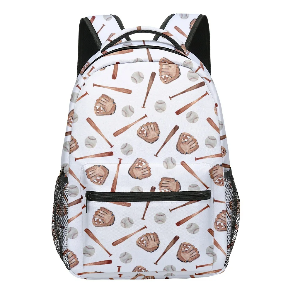 Harajuku Novelty Cool Youthful School Bags Unisex baseball Travel Bags 3D Print Oxford Waterproof Notebook Shoulder Backpacks