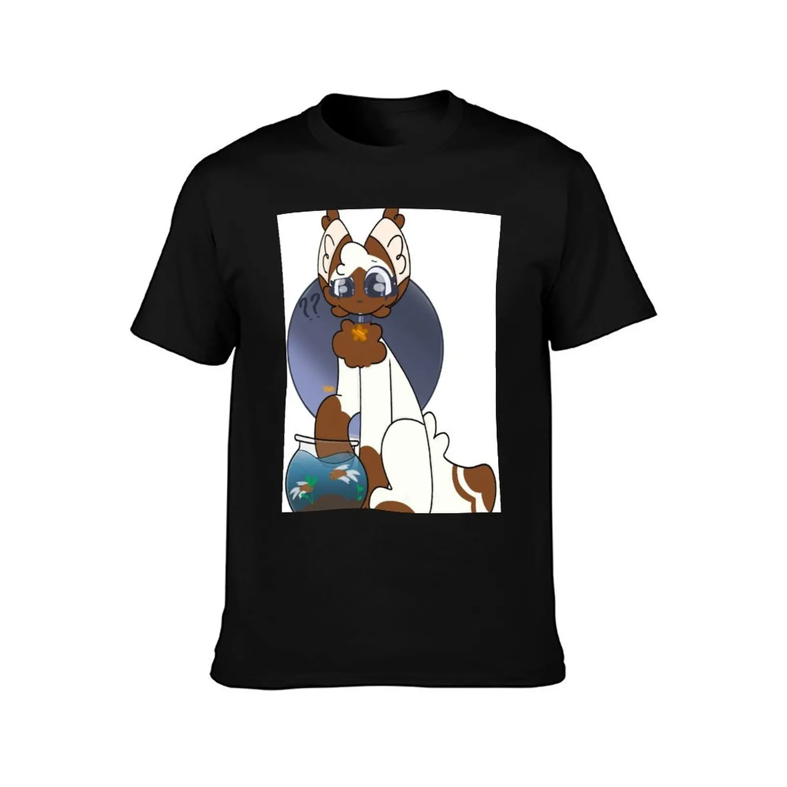 Confused cat T-Shirt Quick Dry Light Sports T-Shirt