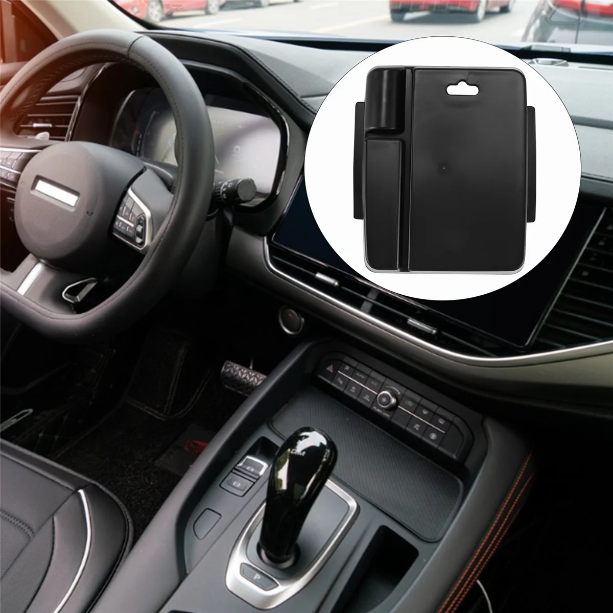 Car Central Armrest Storage Box for -V Vezel 2021 2022 Center Console Organizer Holder Containers