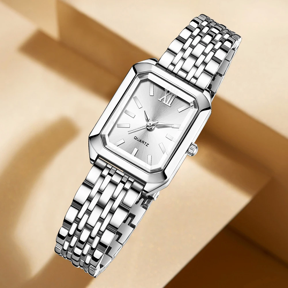 1Pc Unisex Jewelry Watch Women - Jewelry Watches Silver 评论和价格
