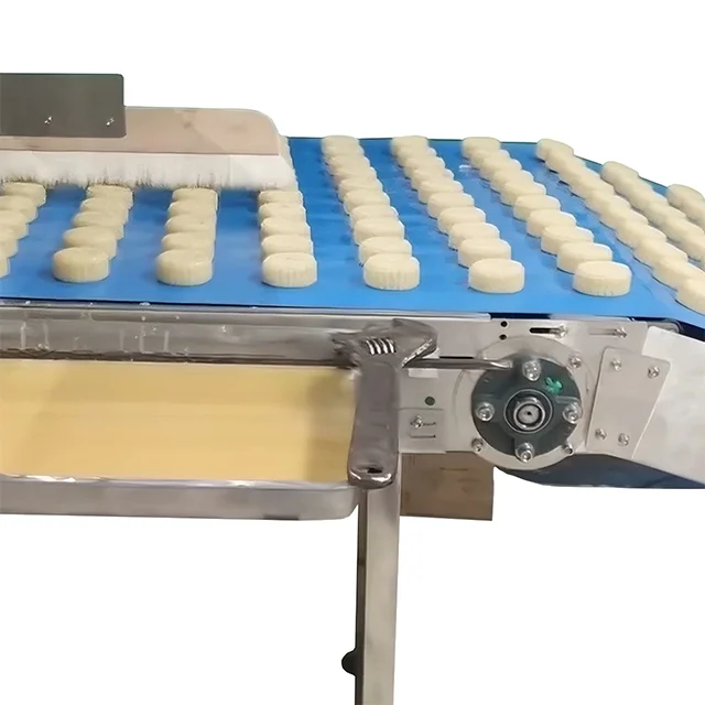 Automated Feeding Conveyor for Pastries Belt Conveyor for Mooncake Production Lines Conveying Equipment for Food Factories