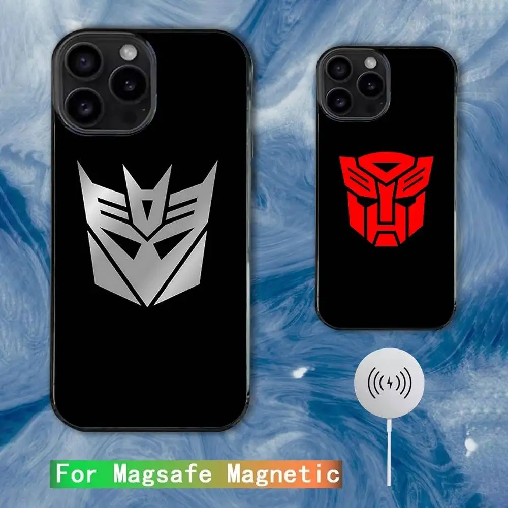 

LOGO T-Transformers COOL Phone Case For iPhone 16e,16,15,14,13,12,11,Plus,Pro,Max,Mini Magsafe Magnetic Wireless Charging